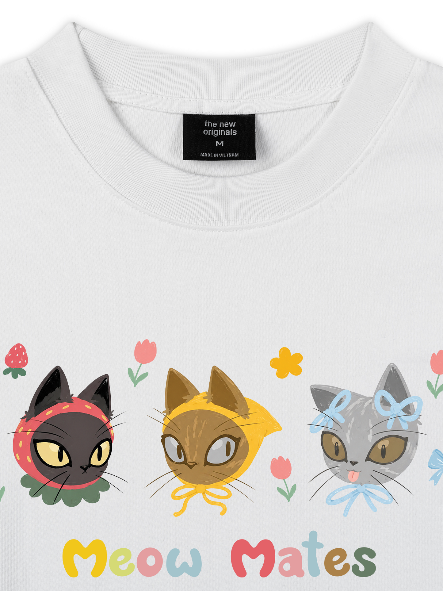 Áo Thun Relaxed Fit Meow Mates