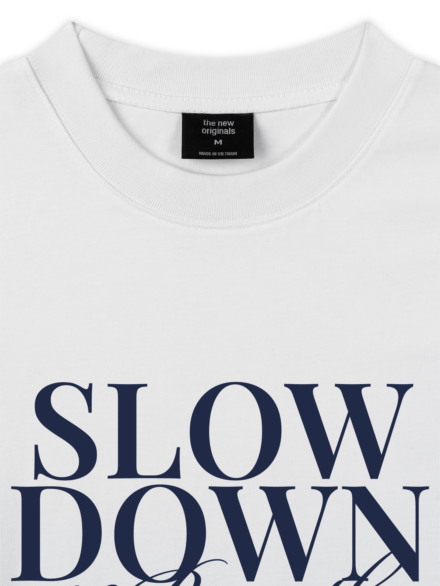 Áo Thun Relaxed Fit Slow Down & Breathe