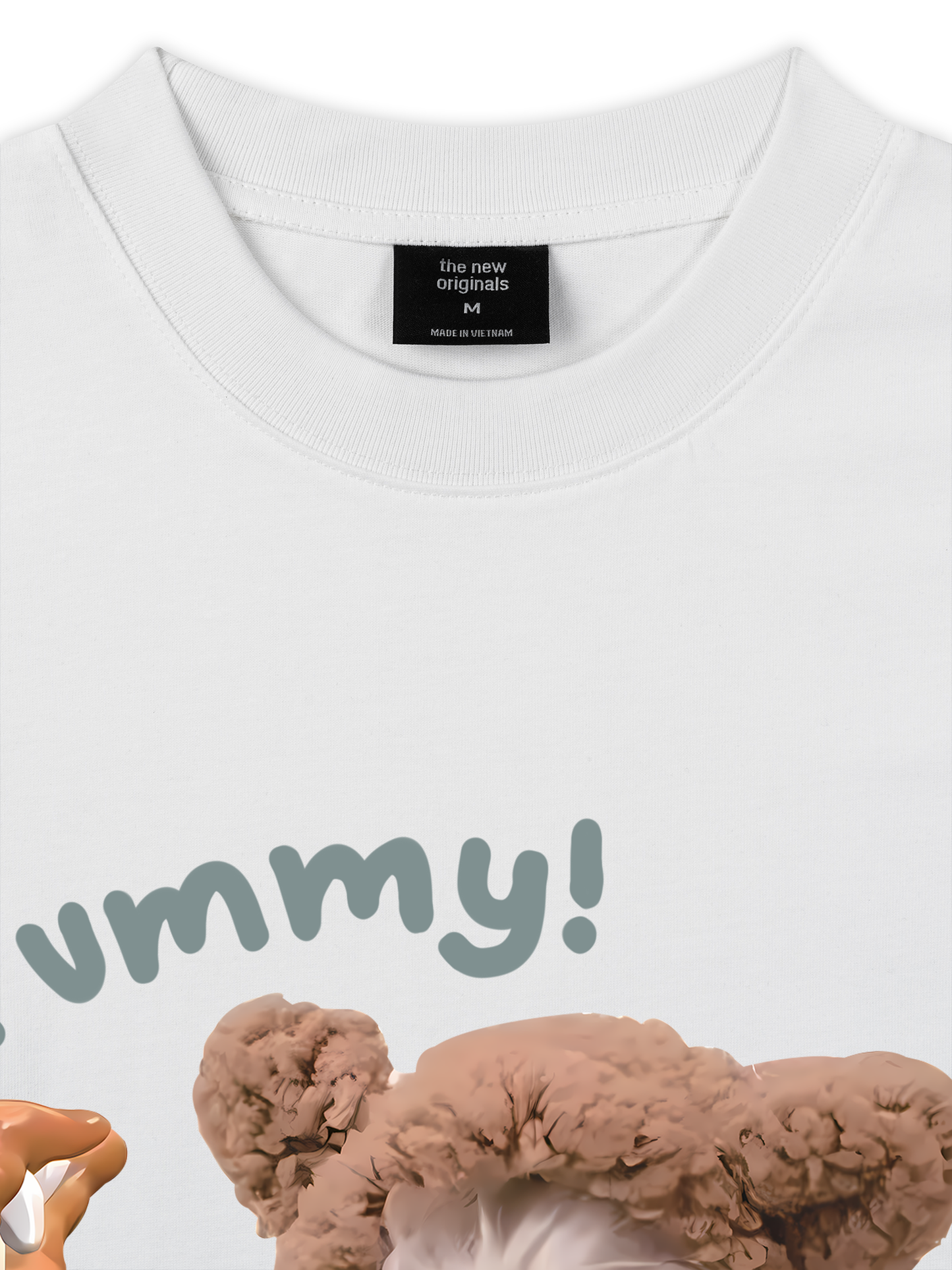 Áo Thun Relaxed Fit Cute Dog Yummy Cookie