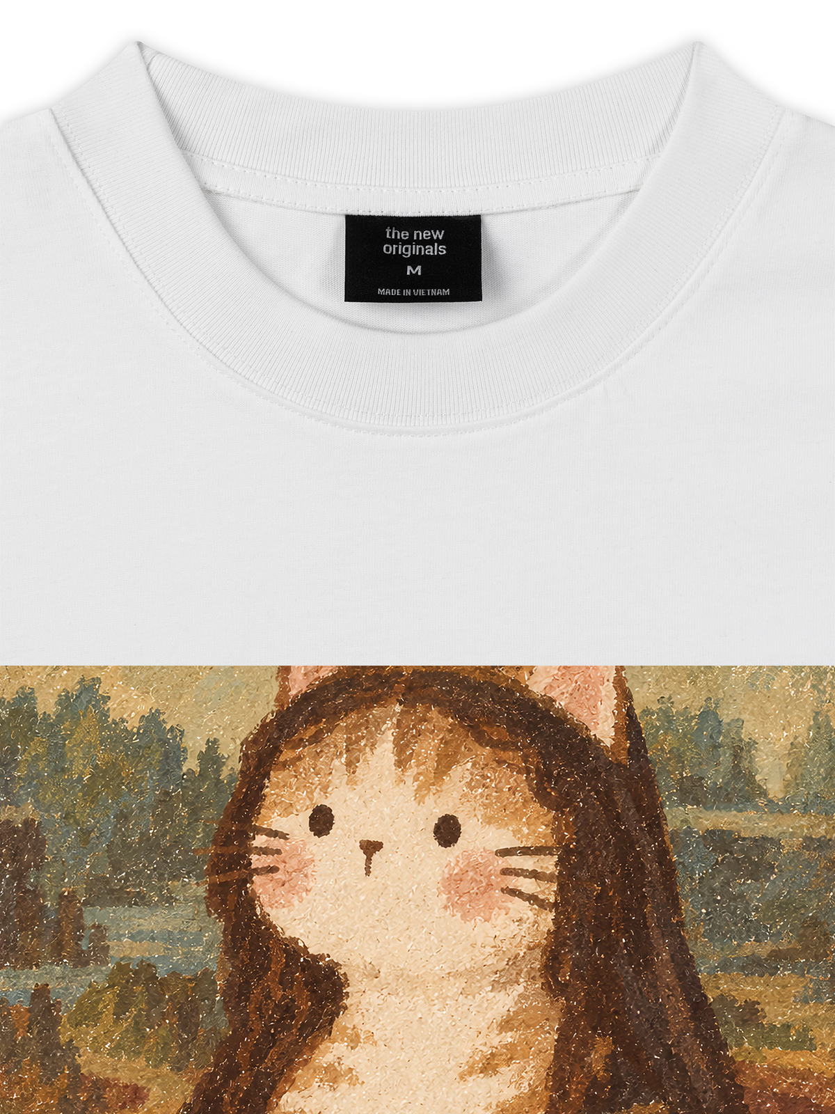Áo Thun Relaxed Fit Mona Meowsa