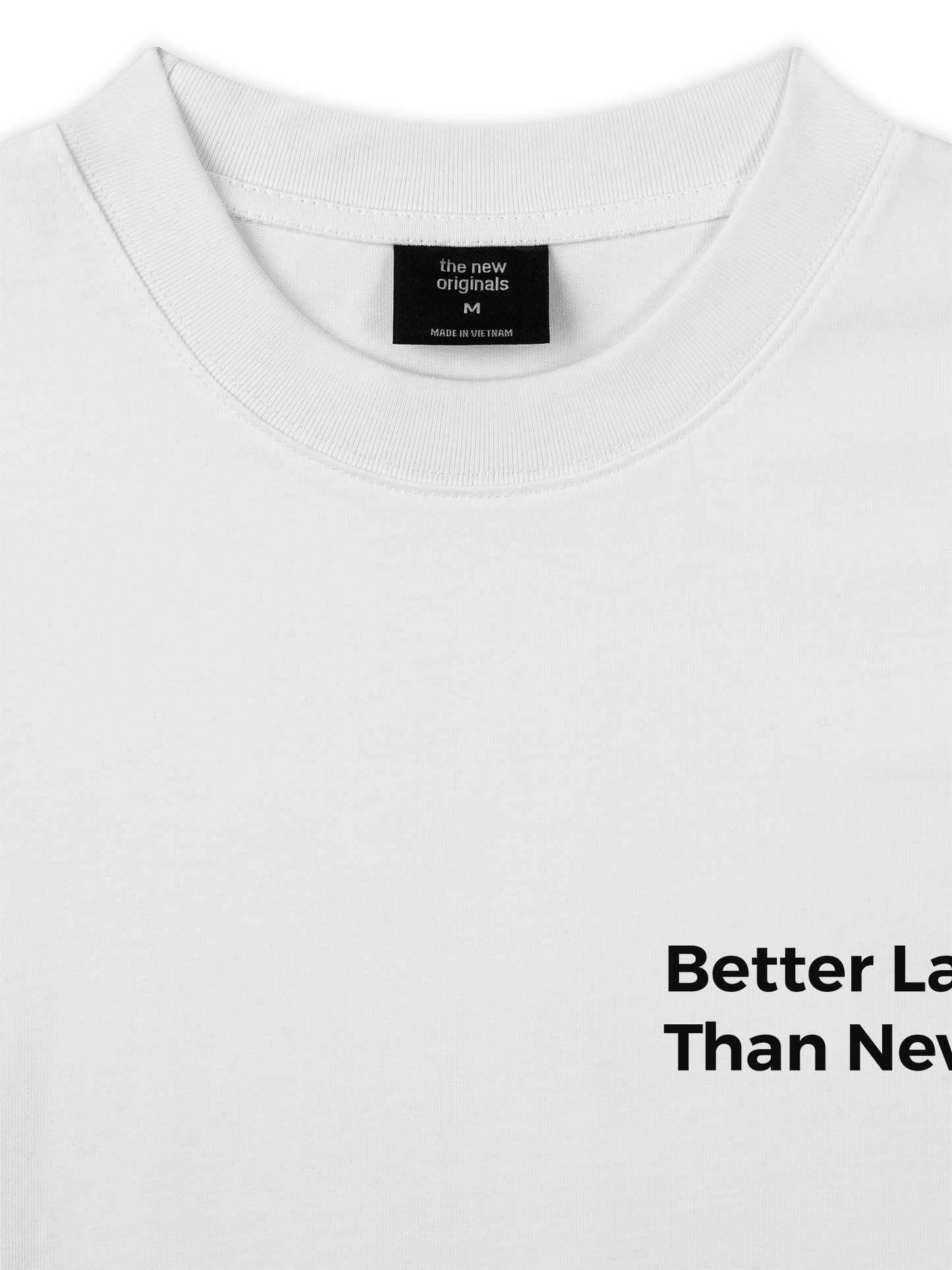 Áo Thun Relaxed Fit Better Late Than Never