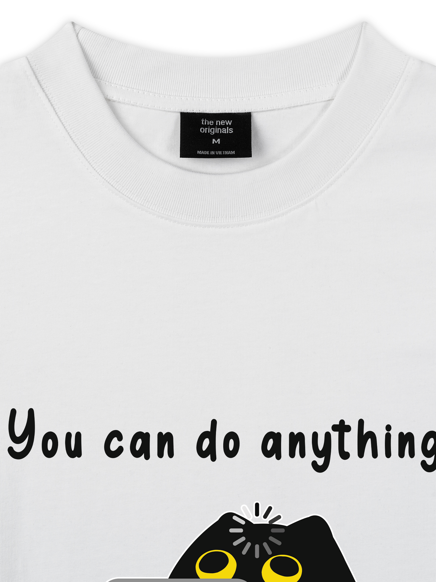 Áo Thun Relaxed Fit Animal Mood You Can Do Anything