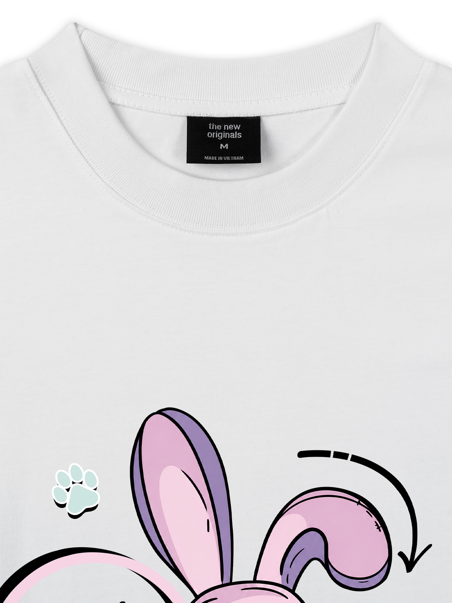 Áo Thun Relaxed Fit Rabbit Smile Face