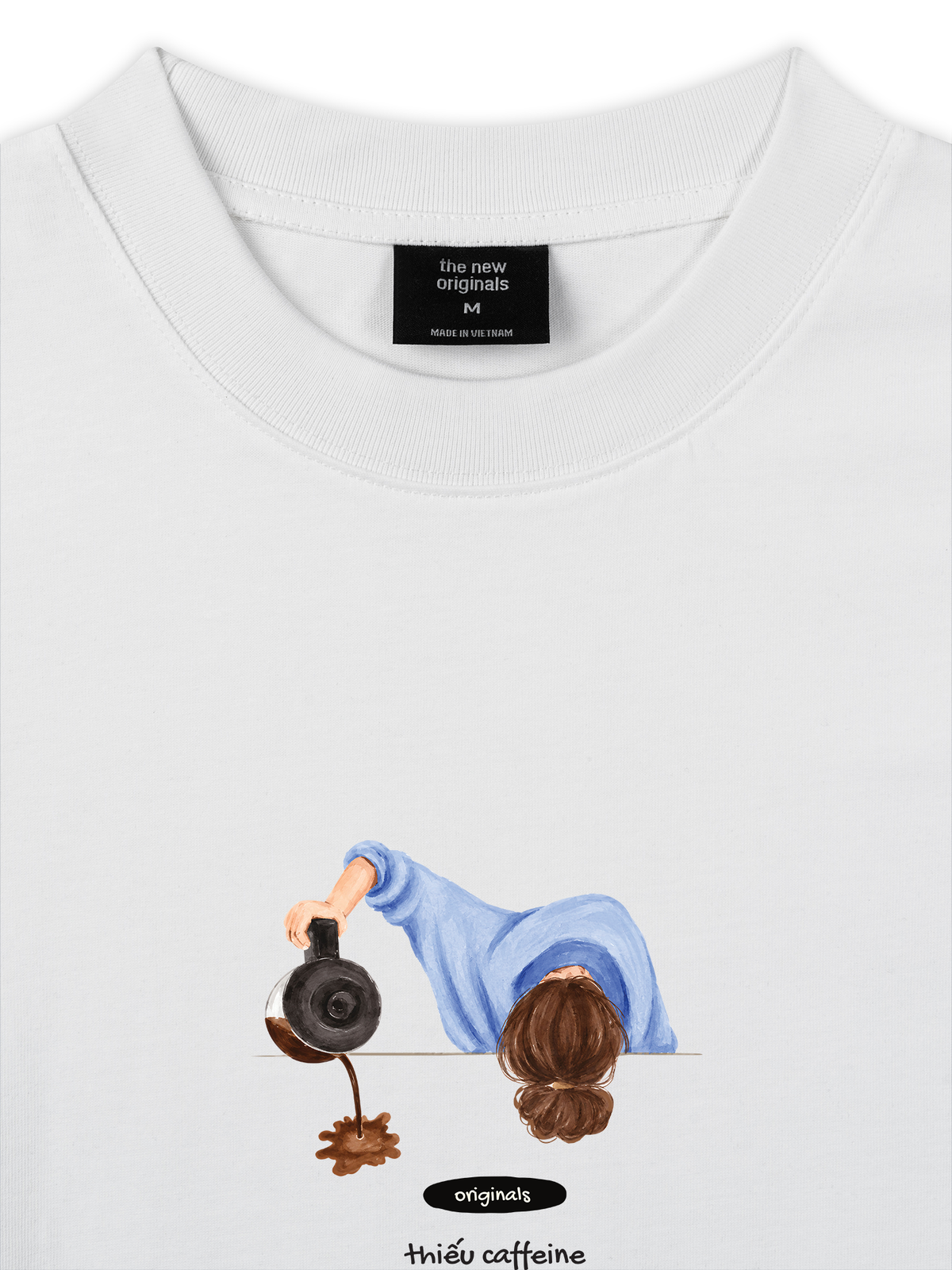 Áo Thun Relaxed Fit Thiếu Caffeine