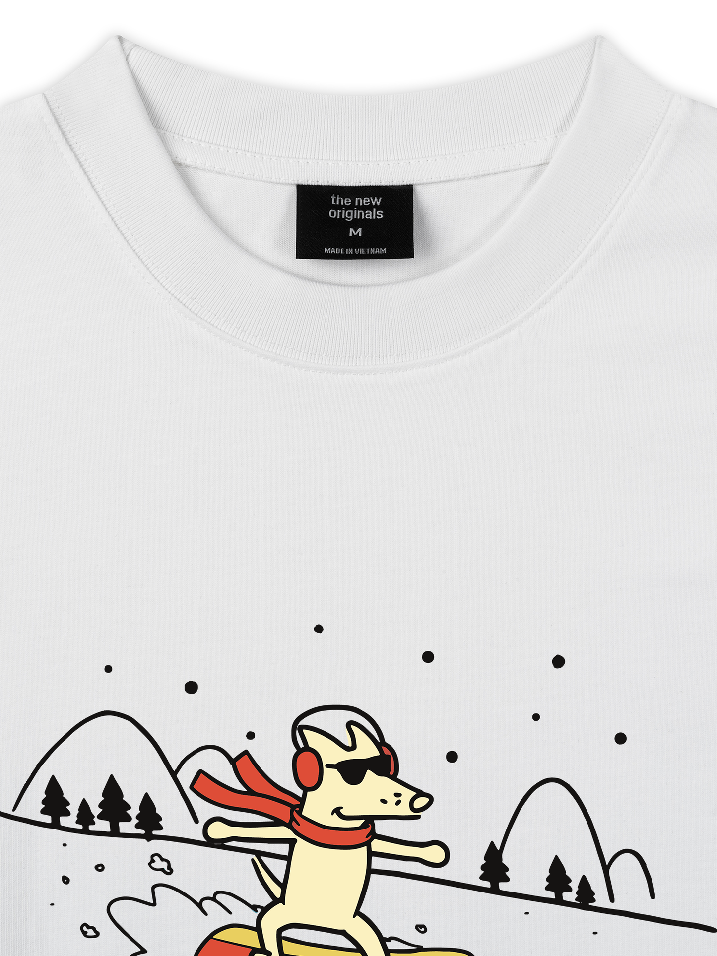 Áo Thun Relaxed Fit Go Outside Powder Pup