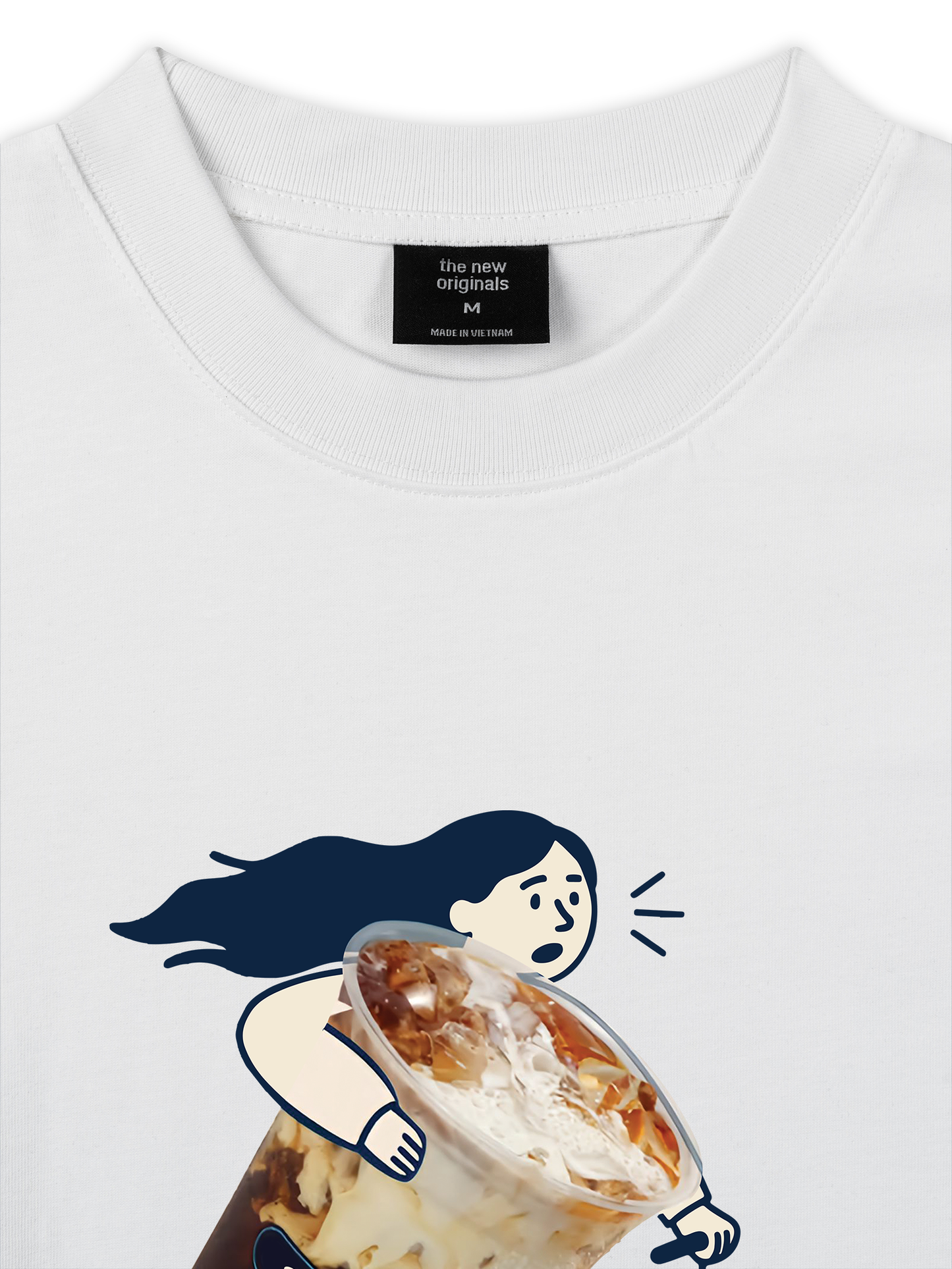 Áo Thun Relaxed Fit Mang Caffein Tới Đây Cho Tui