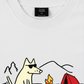 Áo Thun Relaxed Fit Go Outside Happy Camper Dog