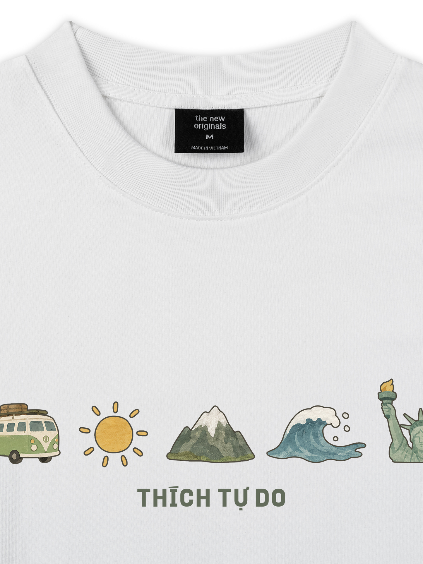 Áo Thun Relaxed Fit Thích Tự Do