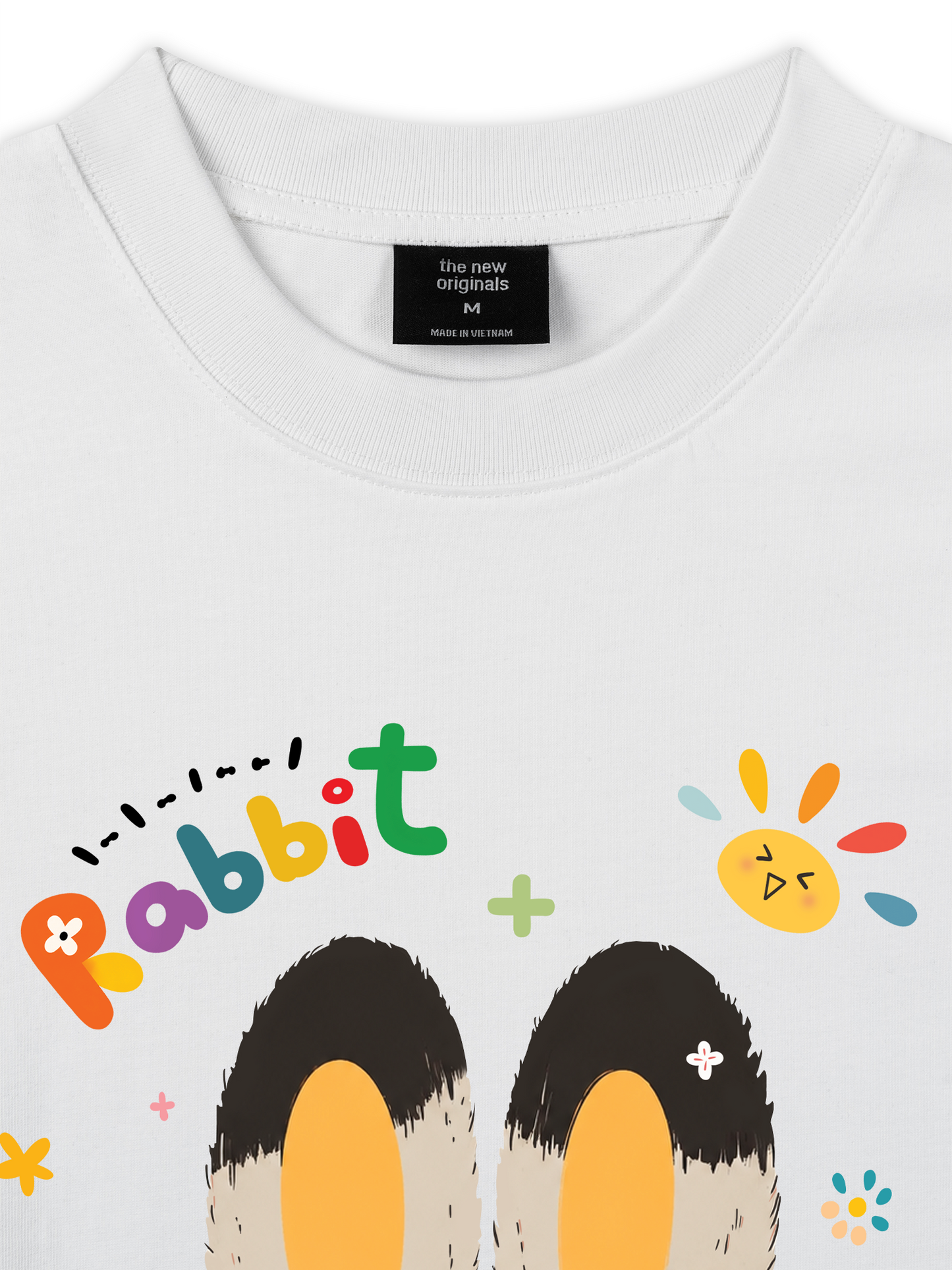 Áo Thun Relaxed Fit Rainbow Rabbit