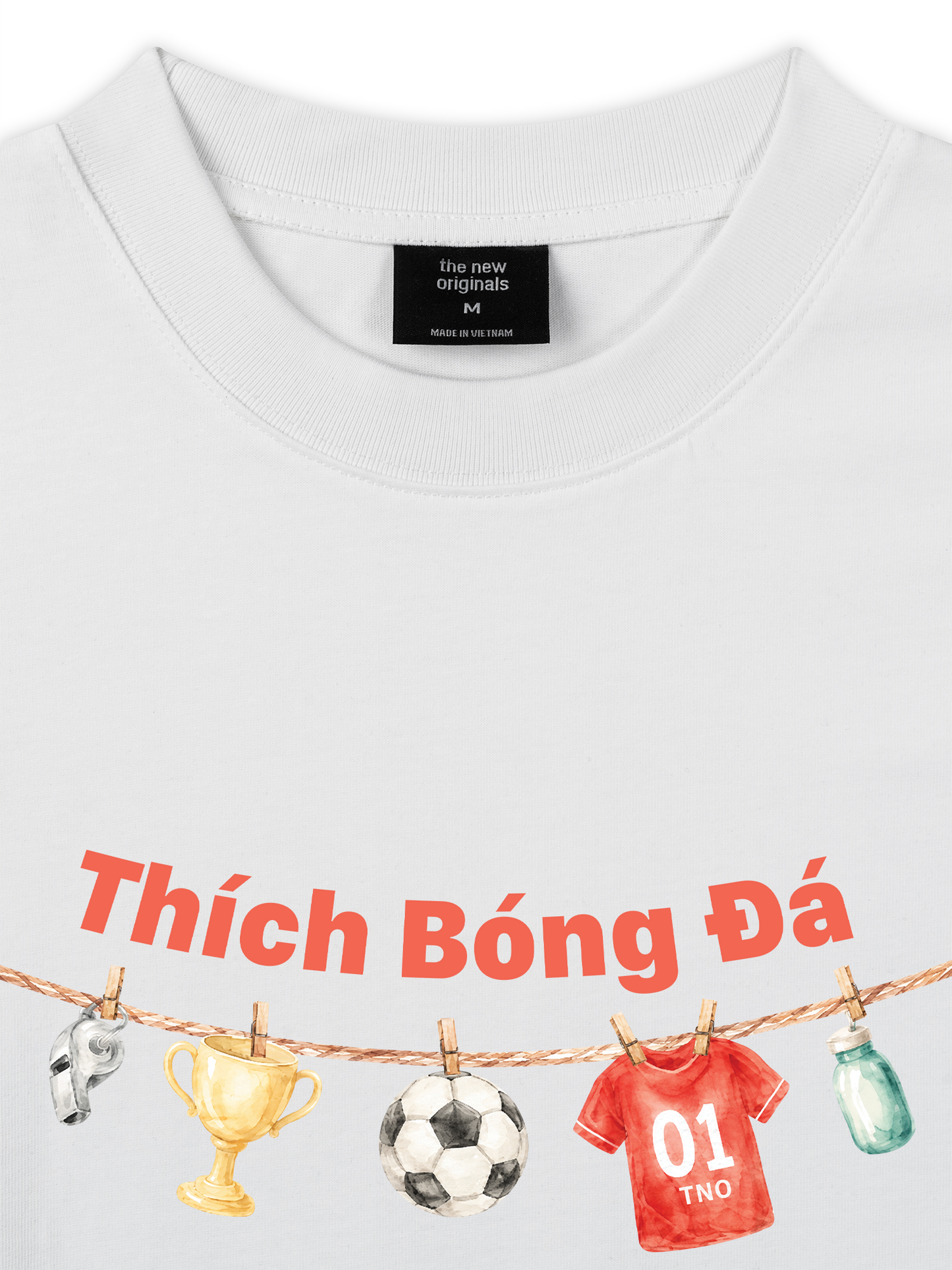 Áo Thun Relaxed Fit Thích Bóng Đá