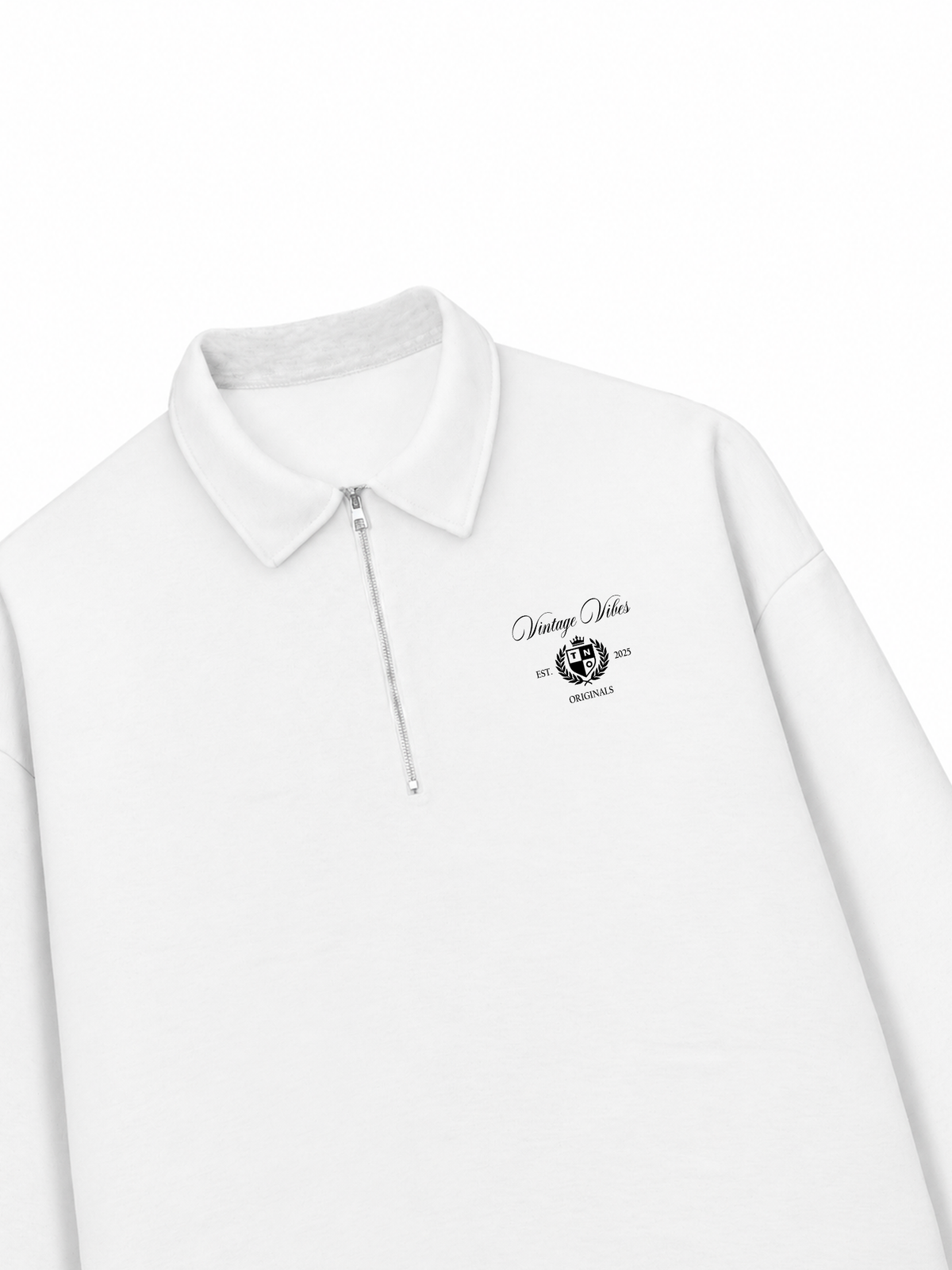 Áo Sweater Polo Nỉ Hai Da VINTAGE VIBES