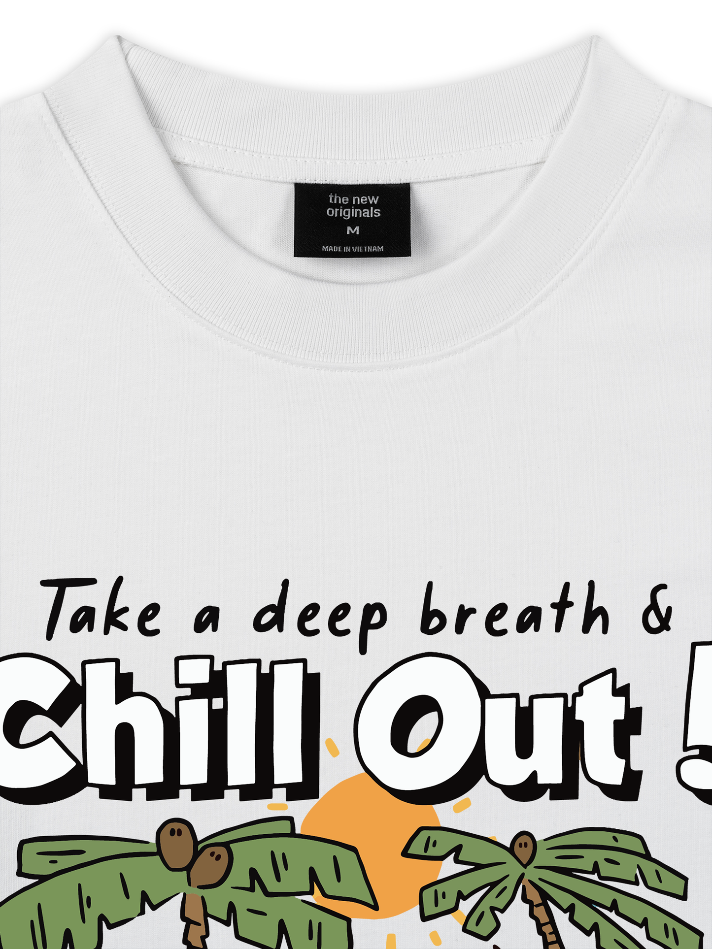 Áo Thun Relaxed Fit Summer Vibes Chill Out