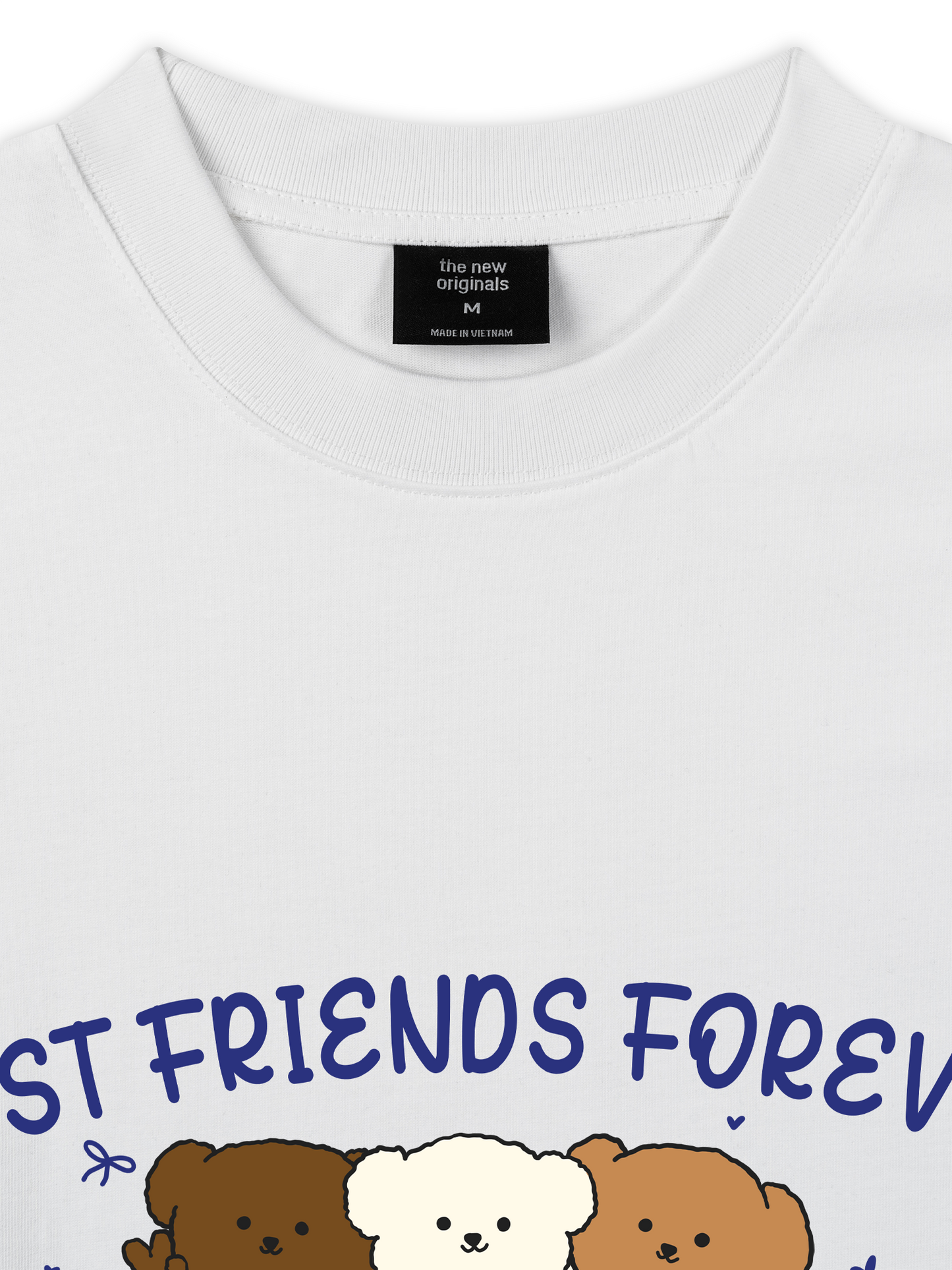 Áo Thun Relaxed Fit Teddy Land Best Friends Forever