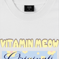 Áo Thun Relaxed Fit Cutie Vitamin Meow Yellow Flower