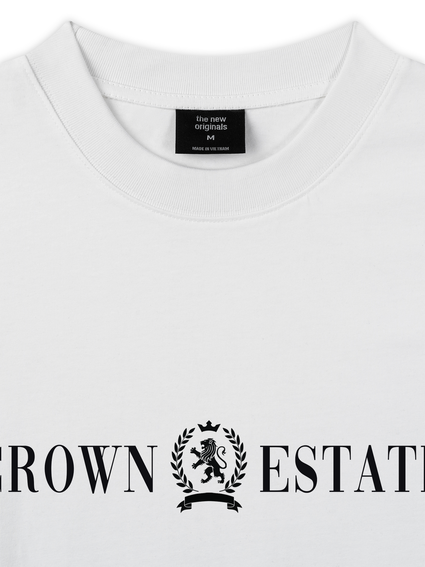 Áo Thun Relaxed Fit Old Money Crown Estate