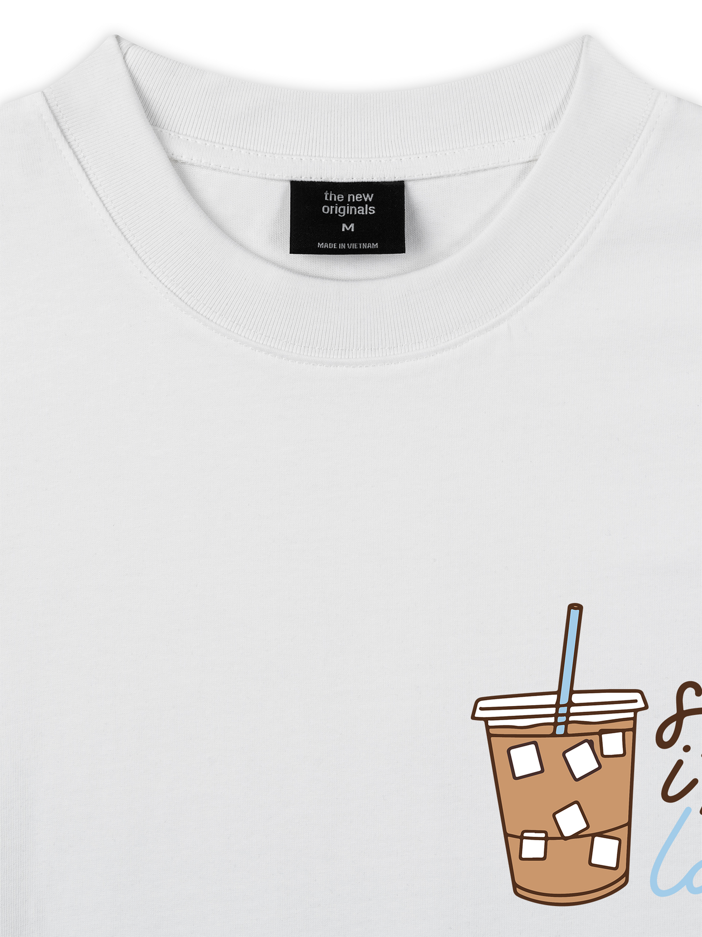 Áo Thun Relaxed Fit Sorry I'm Latte