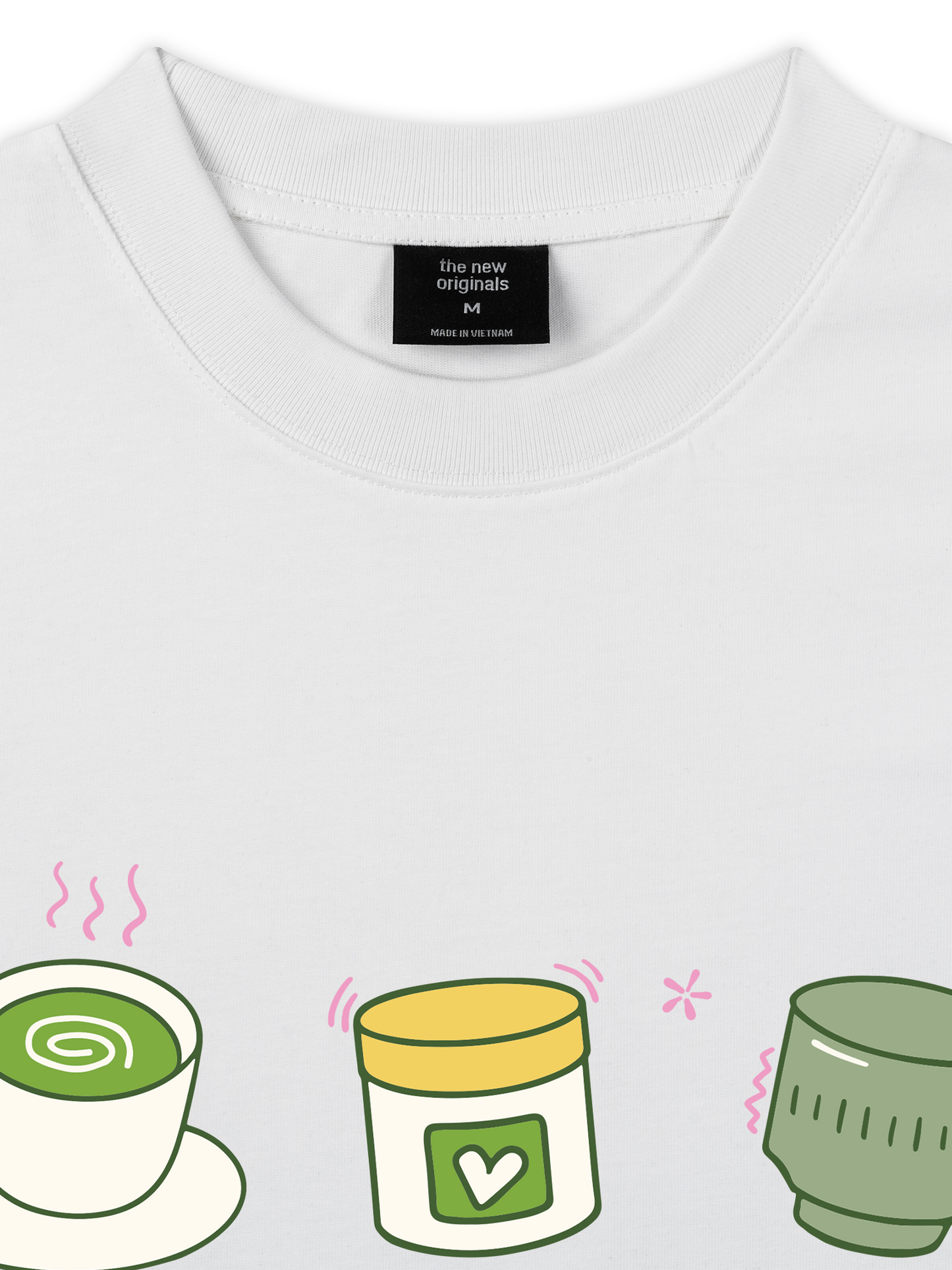 Áo Thun Relaxed Fit Drink Collection Matcha Time