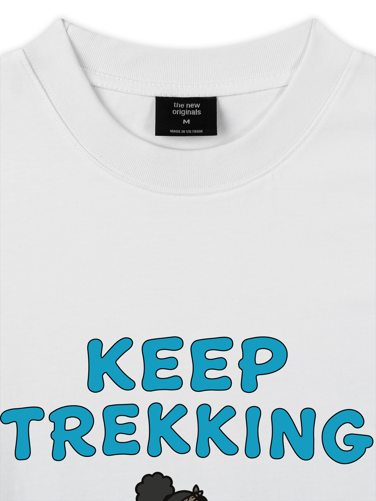 Áo Thun Relaxed Fit Keep Trekking For Girl