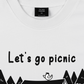 Áo Thun Relaxed Fit Go Outside Let's Go Picnic