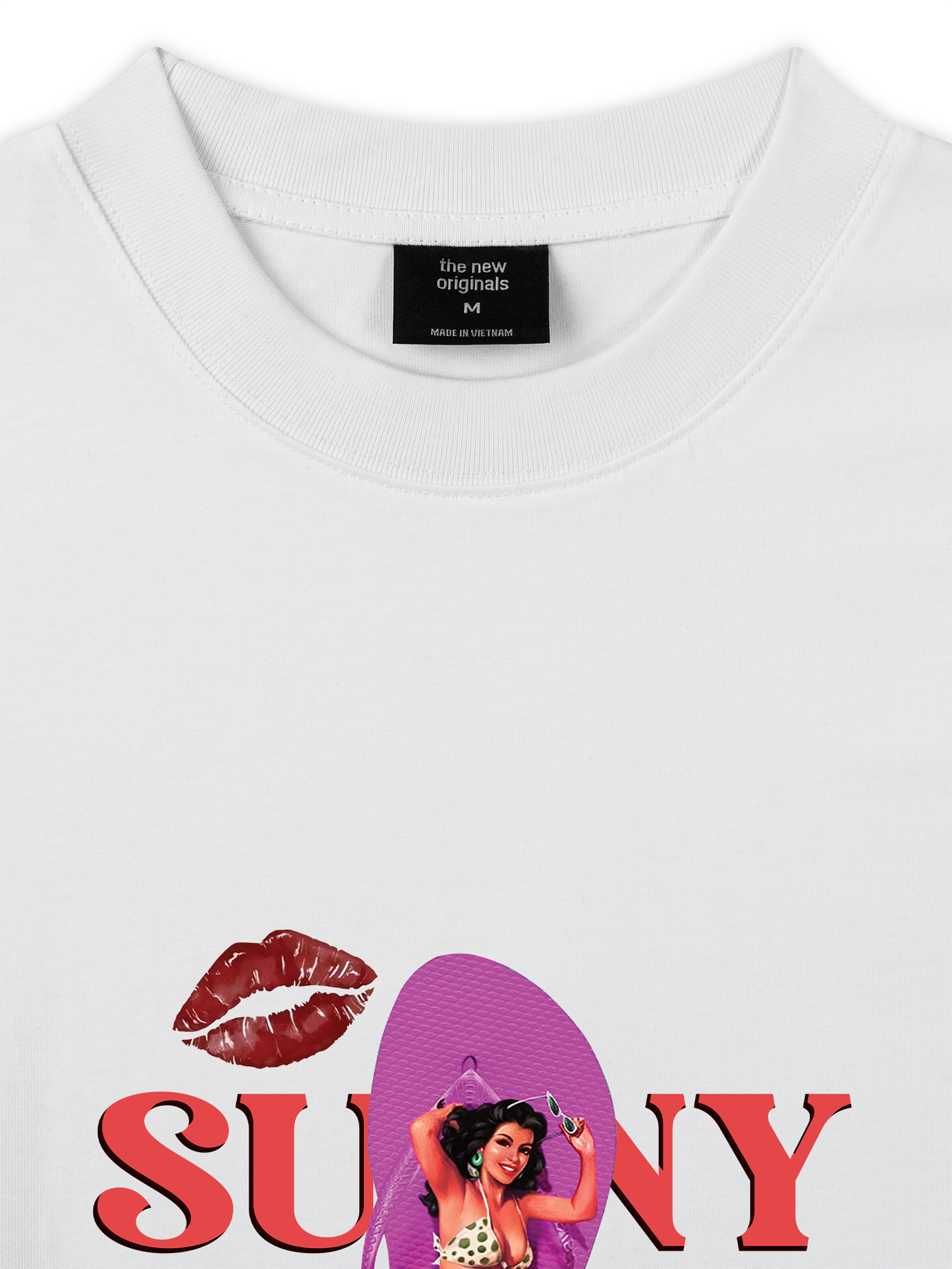 Áo Thun Relaxed Fit Summer Vibes Fresh Passion Days