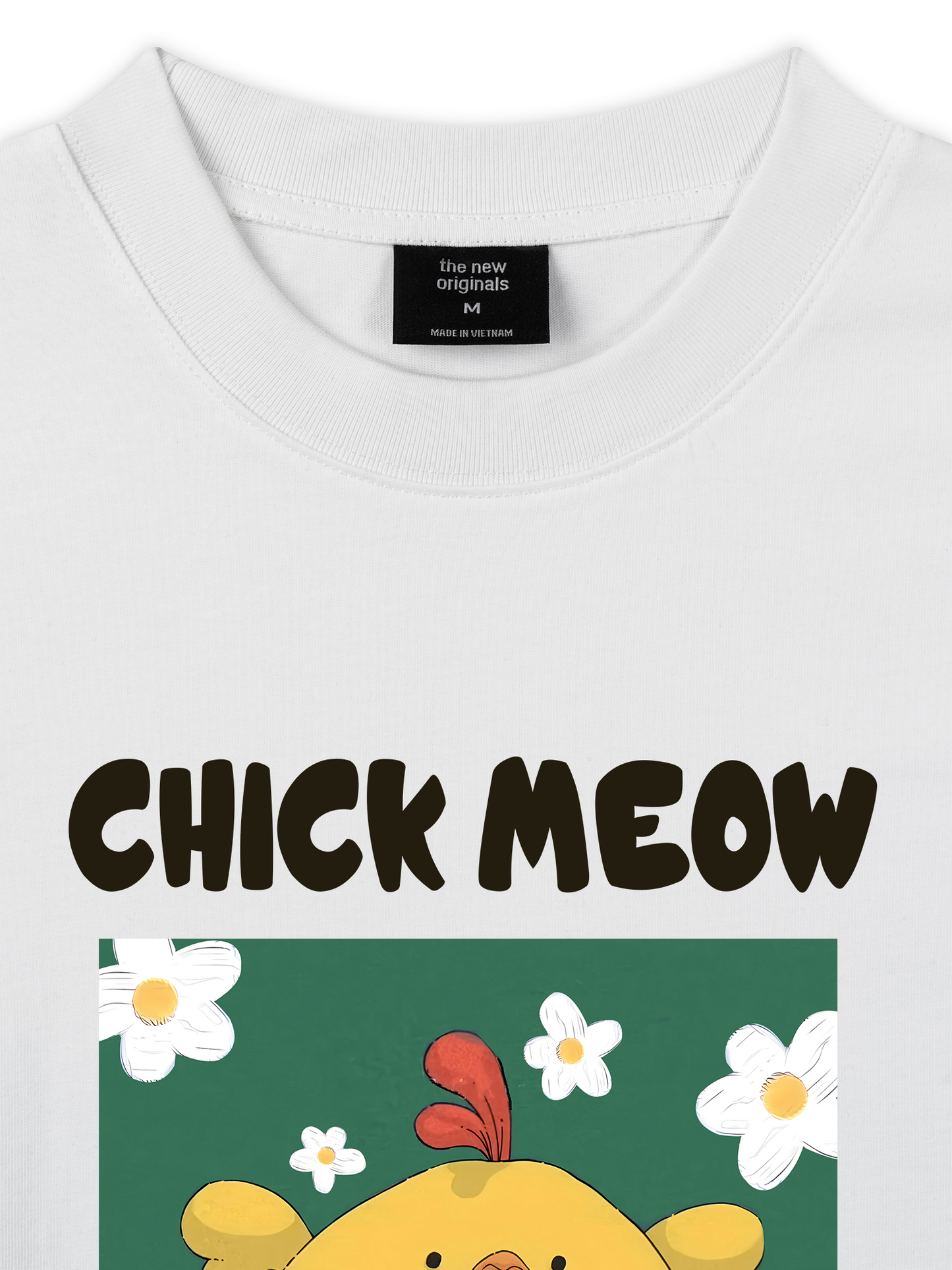 Áo Thun Relaxed Fit Chick Meow