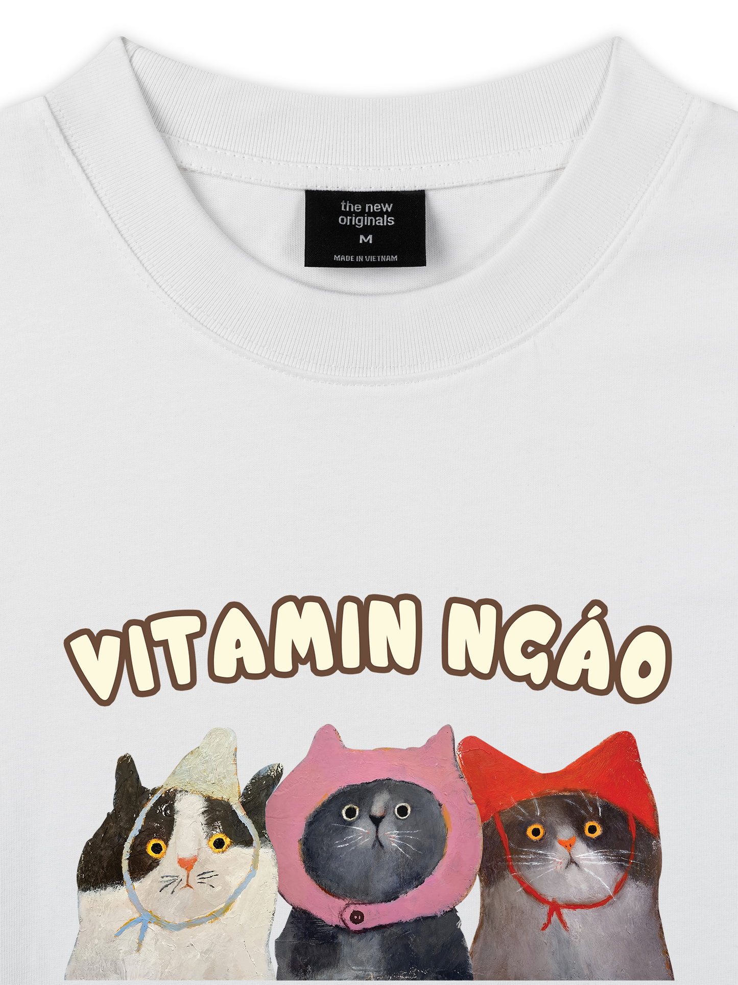 Áo Thun Relaxed Fit Vitamin Ngáo