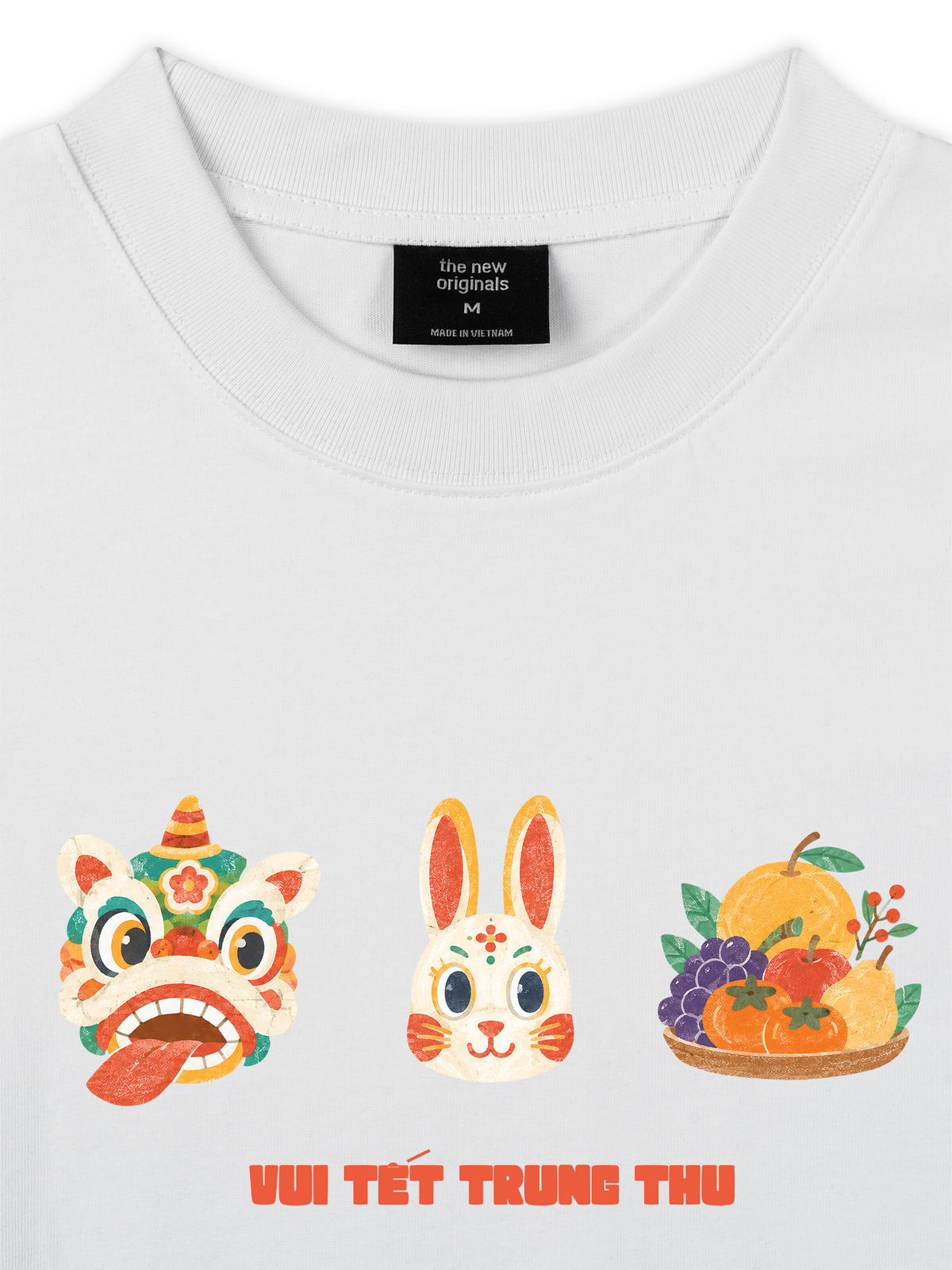 Áo Thun Relaxed Fit Vui Tết Trung Thu