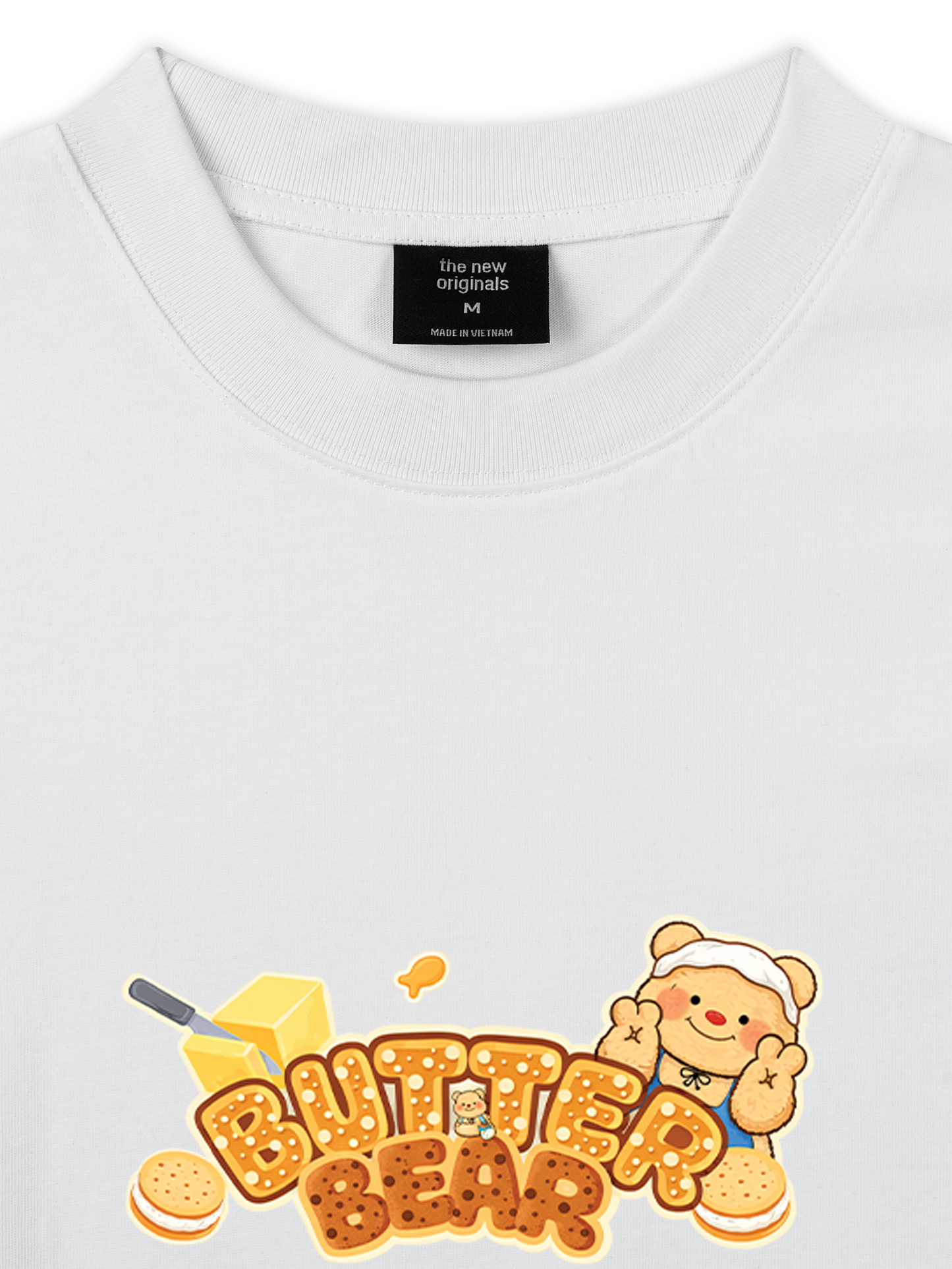 Áo Thun Relaxed Fit Teddy Land Butter Bear