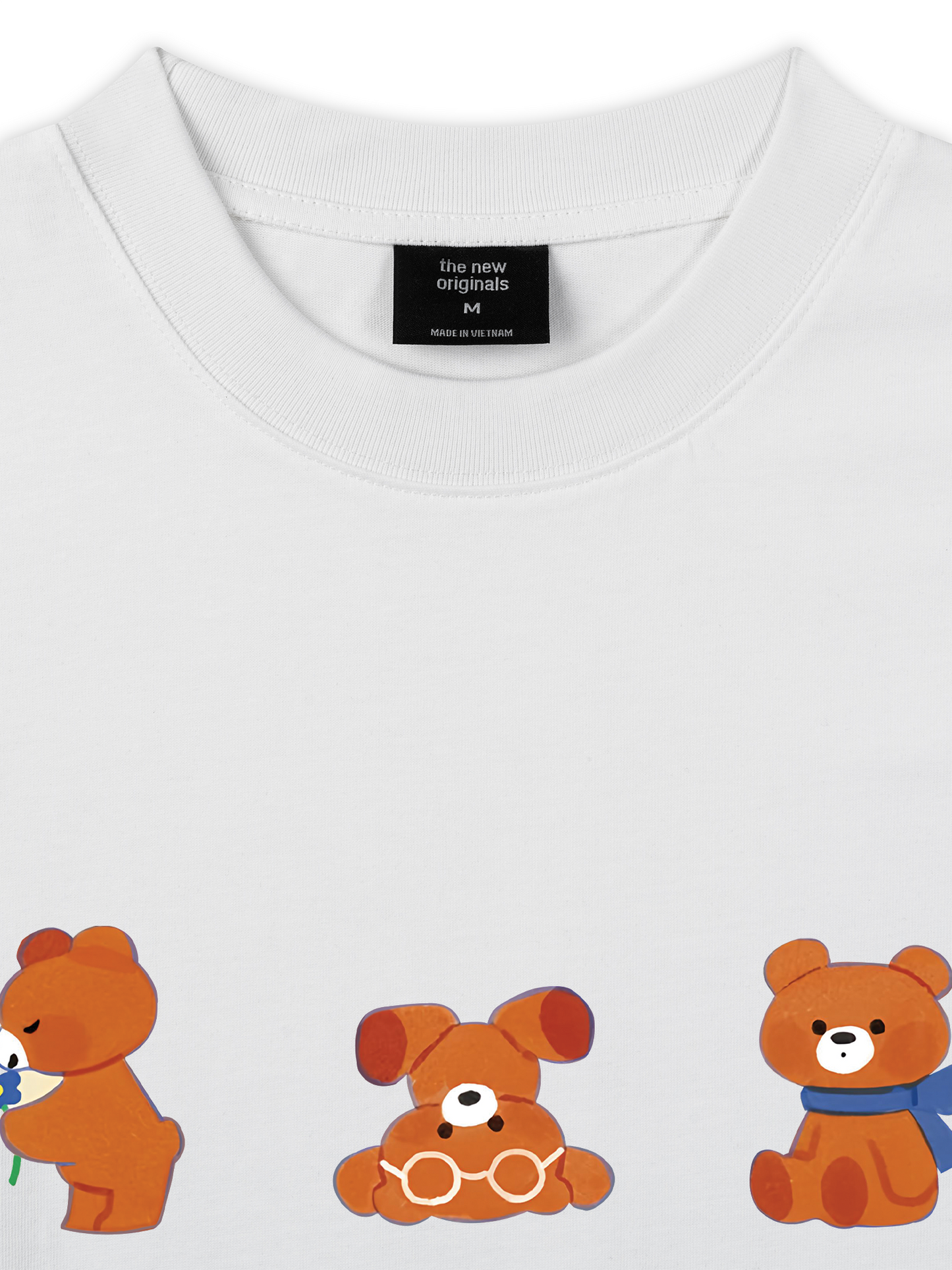 Áo Thun Relaxed Fit Teddy Land Teddy Chill Day