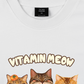 Áo Thun Relaxed Fit Vitamin Meow