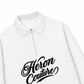 Áo Sweater Polo Nỉ Hai Da Heron Couture