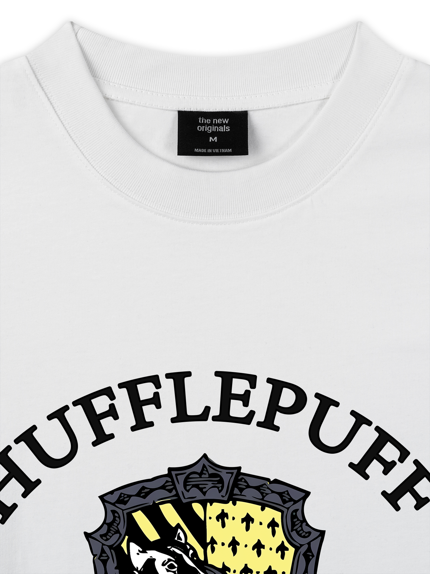 Áo Thun Relaxed Fit Harry Potter Huflepuff Vintage