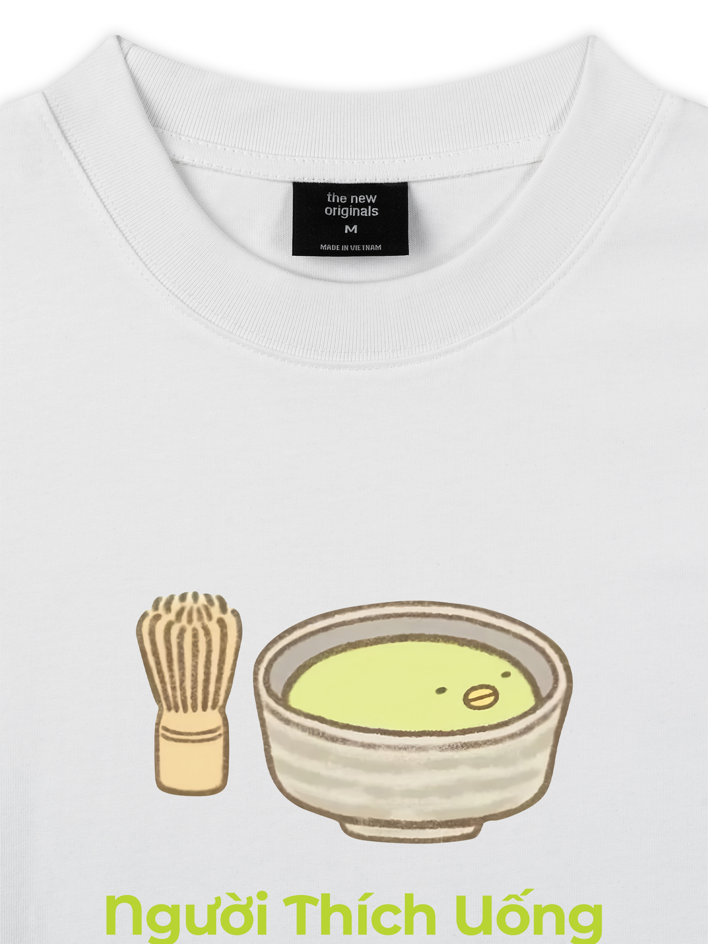Áo Thun Relaxed Fit Người Thích Uống Matcha