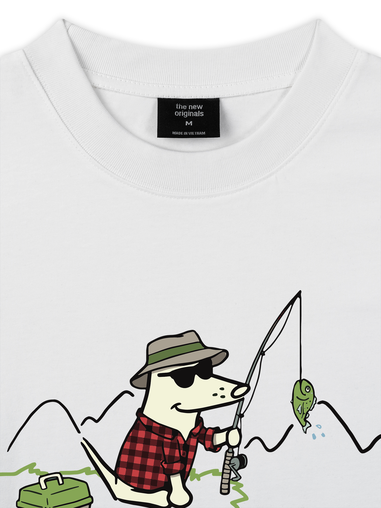 Áo Thun Relaxed Fit Go Outside Get Reel