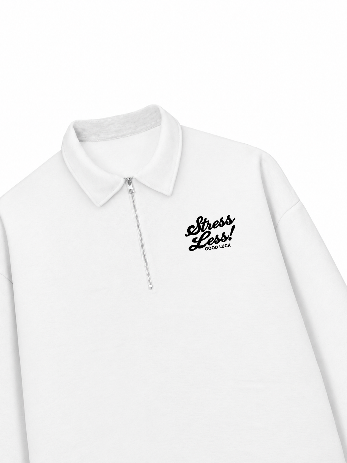 Áo Sweater Polo Nỉ Hai Da  Stress Less