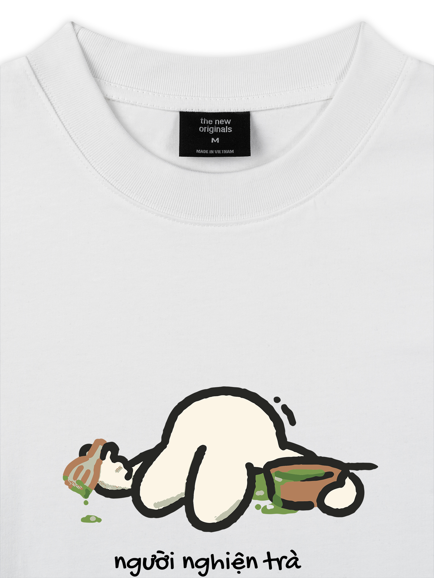 Áo Thun Relaxed Fit Người Nghiện Trà