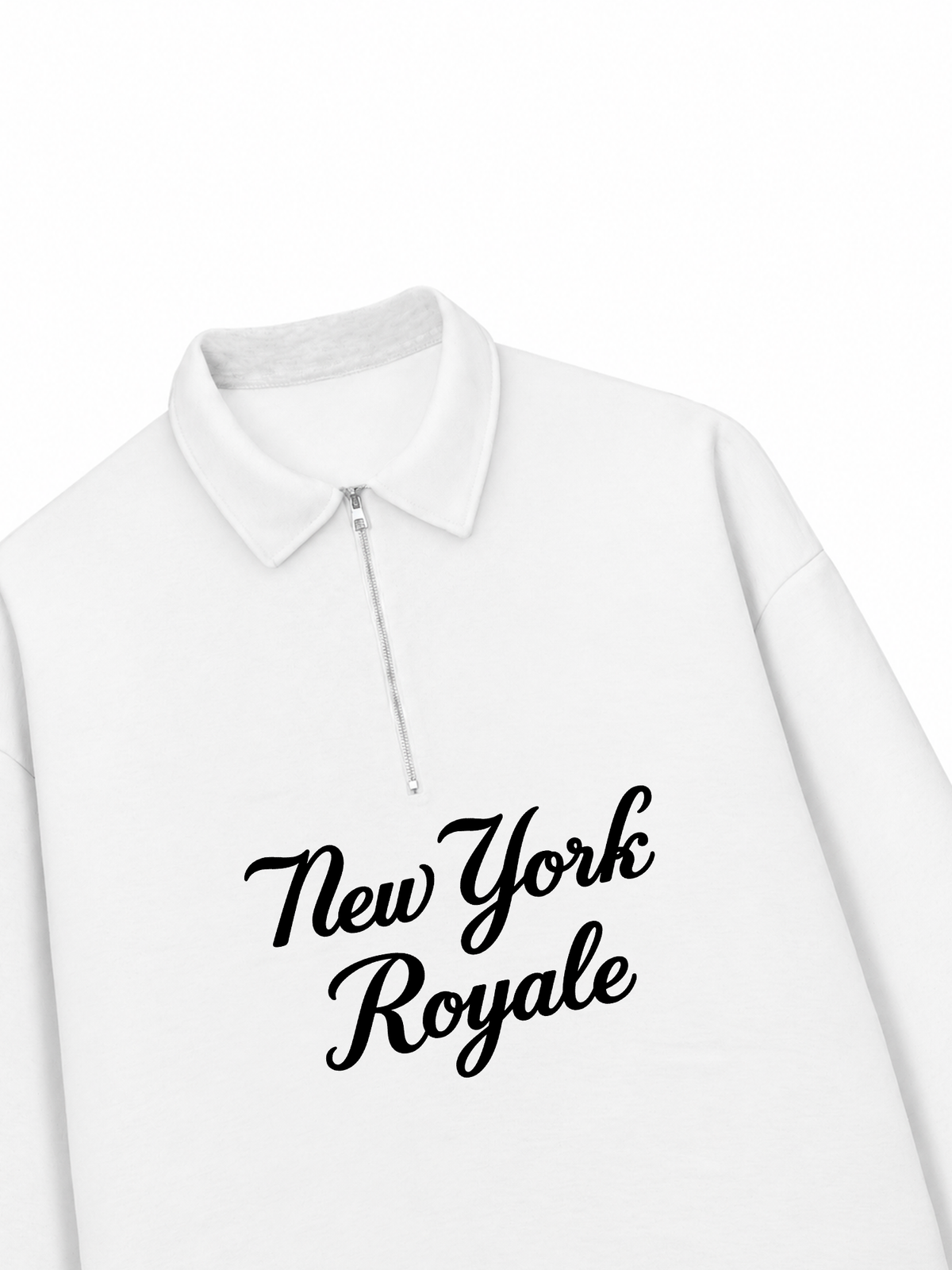 Áo Sweater Polo Nỉ Hai Da New York Royale