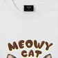 Áo Thun Relaxed Fit  Meowy Cat Cream