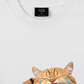 Áo Thun Relaxed Fit Animal Mood Funny Meow