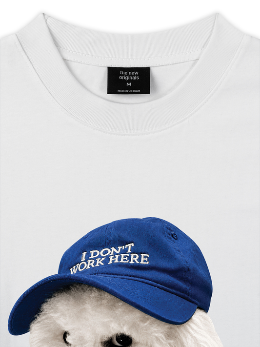 Áo Thun Relaxed Fit Puppy With Blue Hat