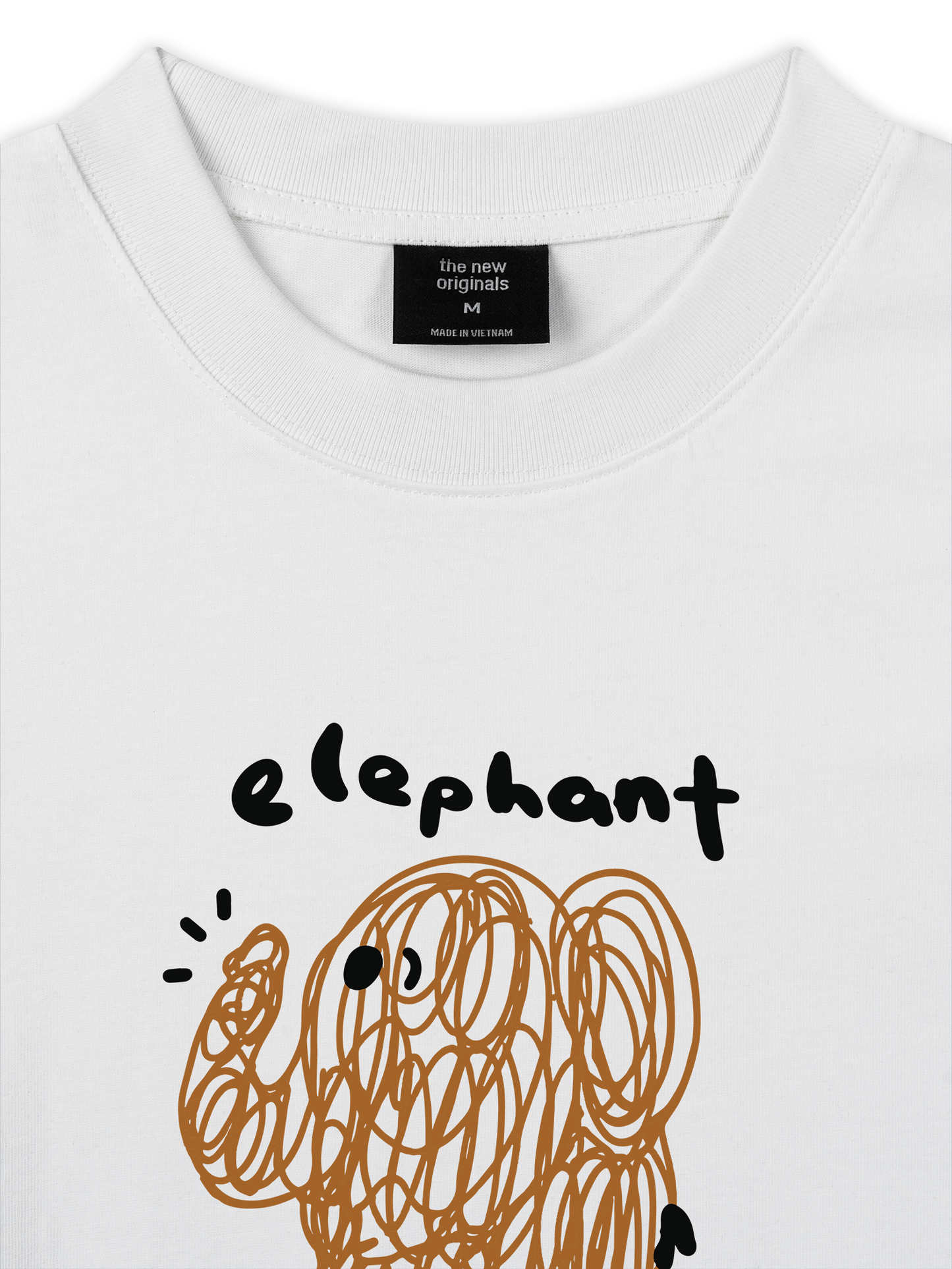 Áo Thun Relaxed Fit Cute Elephant