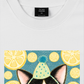 Áo Thun Relaxed Fit Lemon Reverie Meow