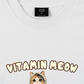 Áo Thun Relaxed Fit Four Cat Vitamin Meow