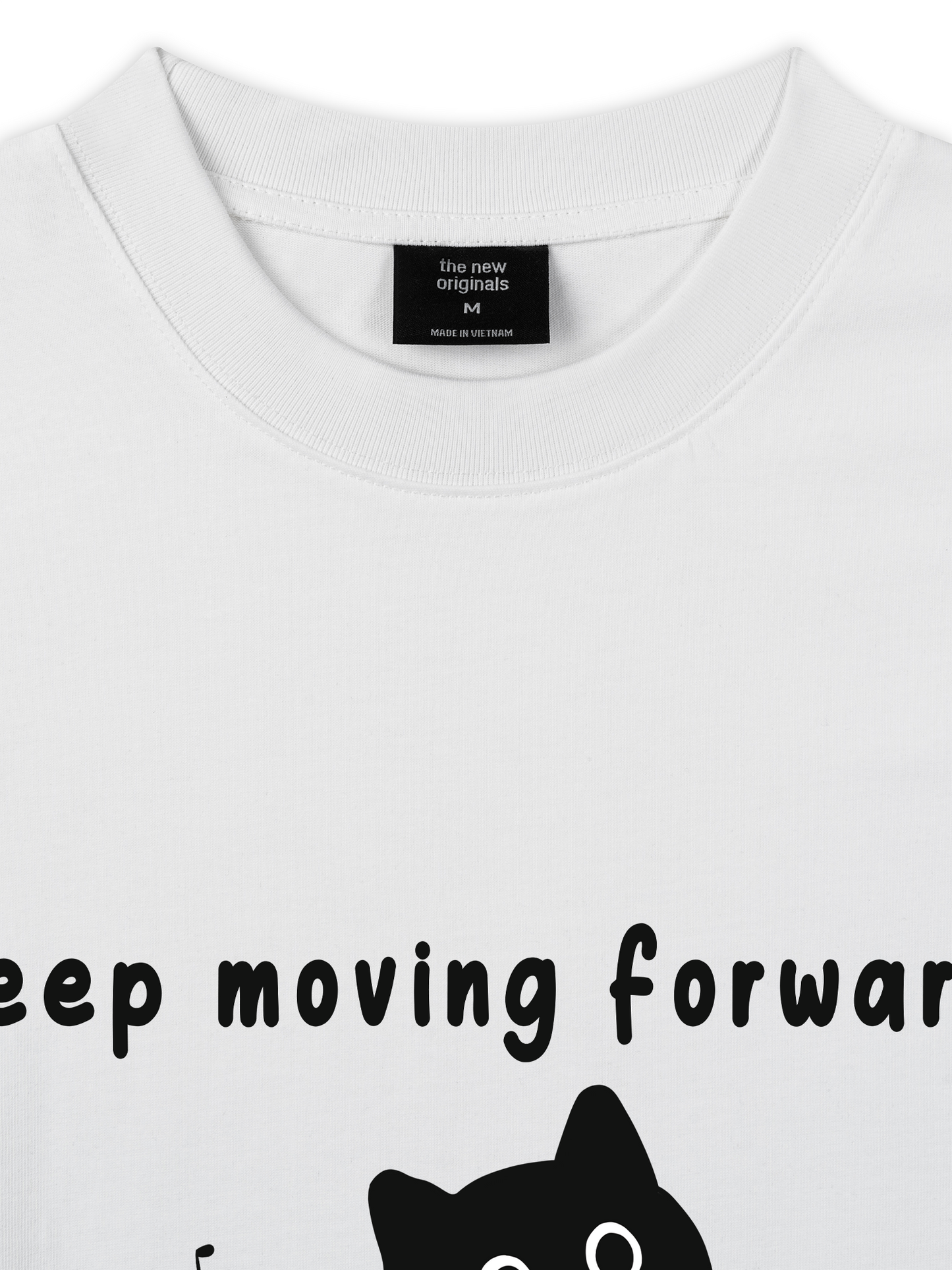 Áo Thun Relaxed Fit Animal Mood Keep Moving Forward