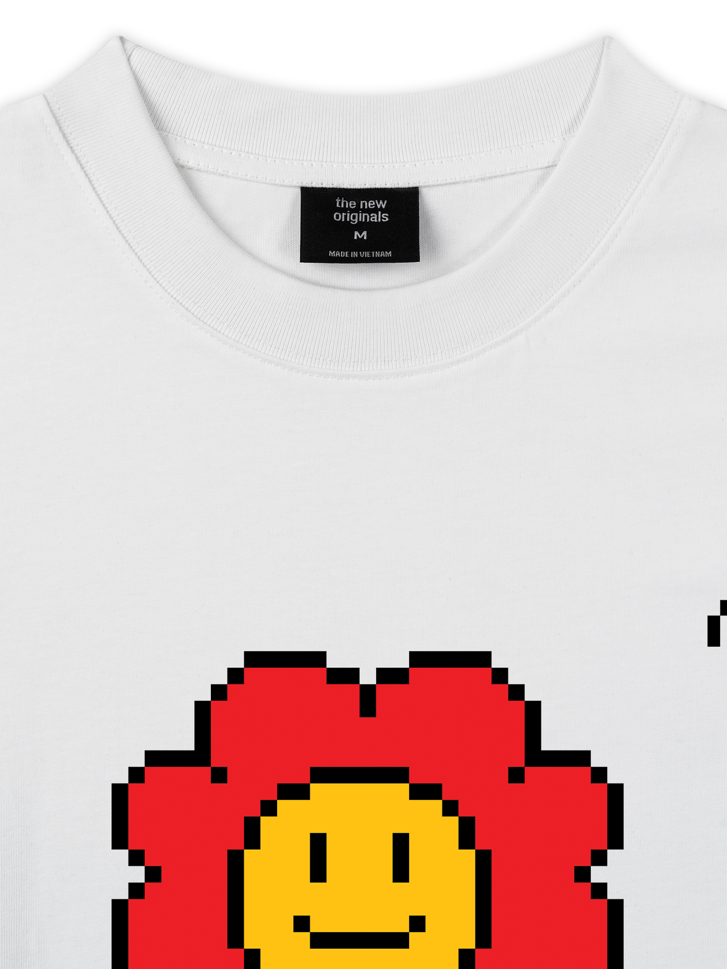 Áo Thun Relaxed Fit Pixel Universe Flower