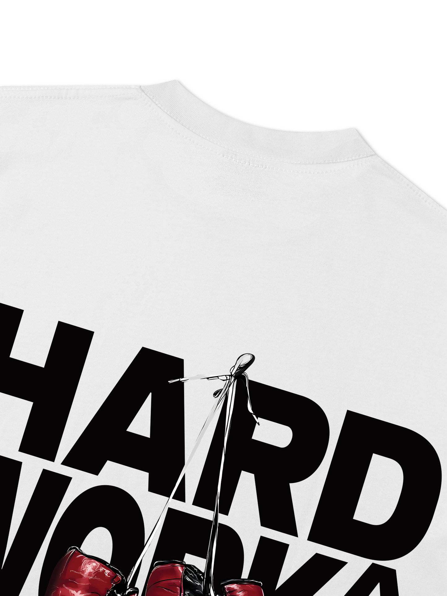 Áo Thun Relaxed Fit Fitnes Hard Work And Dedication
