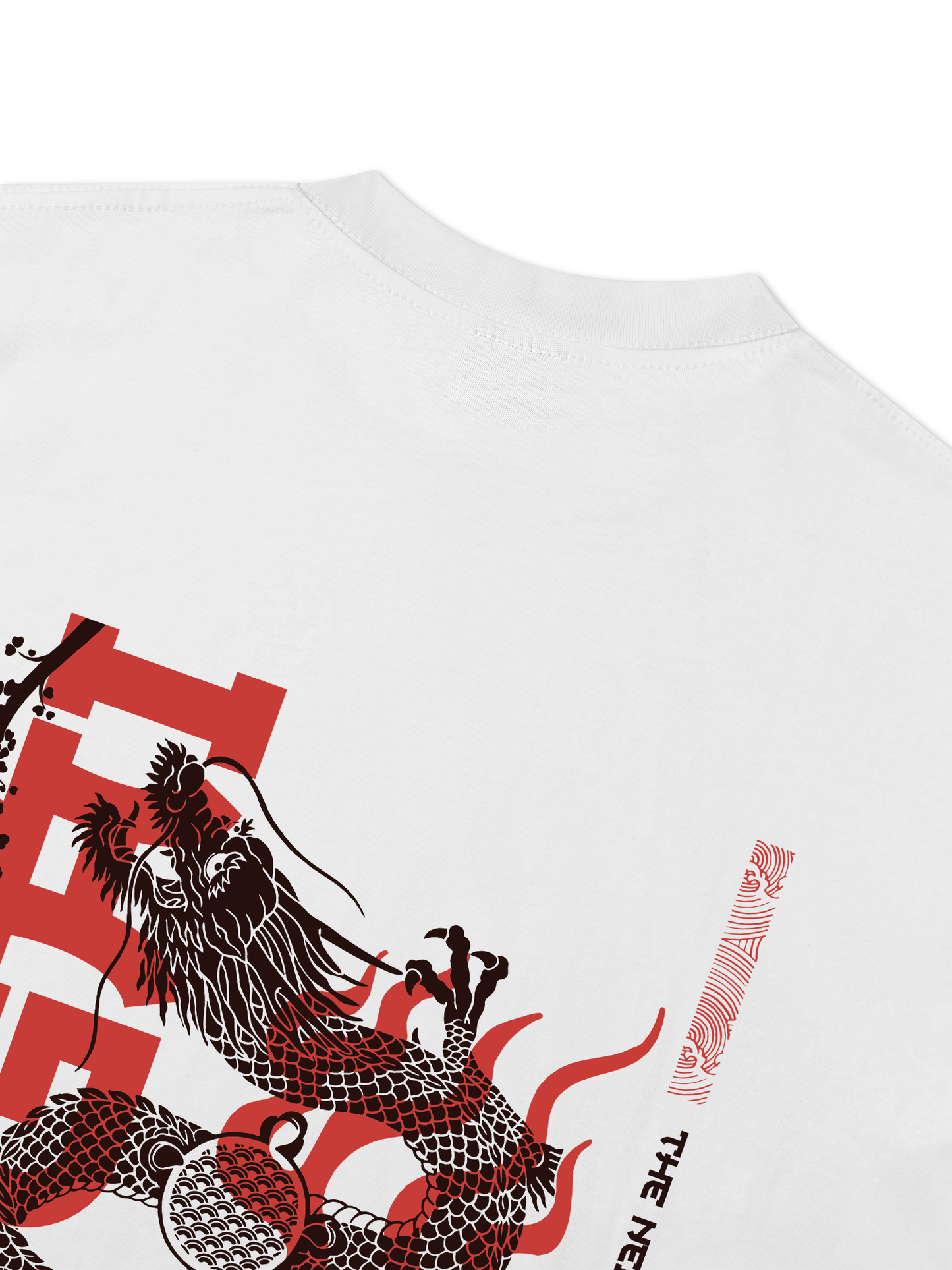 Áo Thun Relaxed Fit Japan Spirit Ikigai Dragon