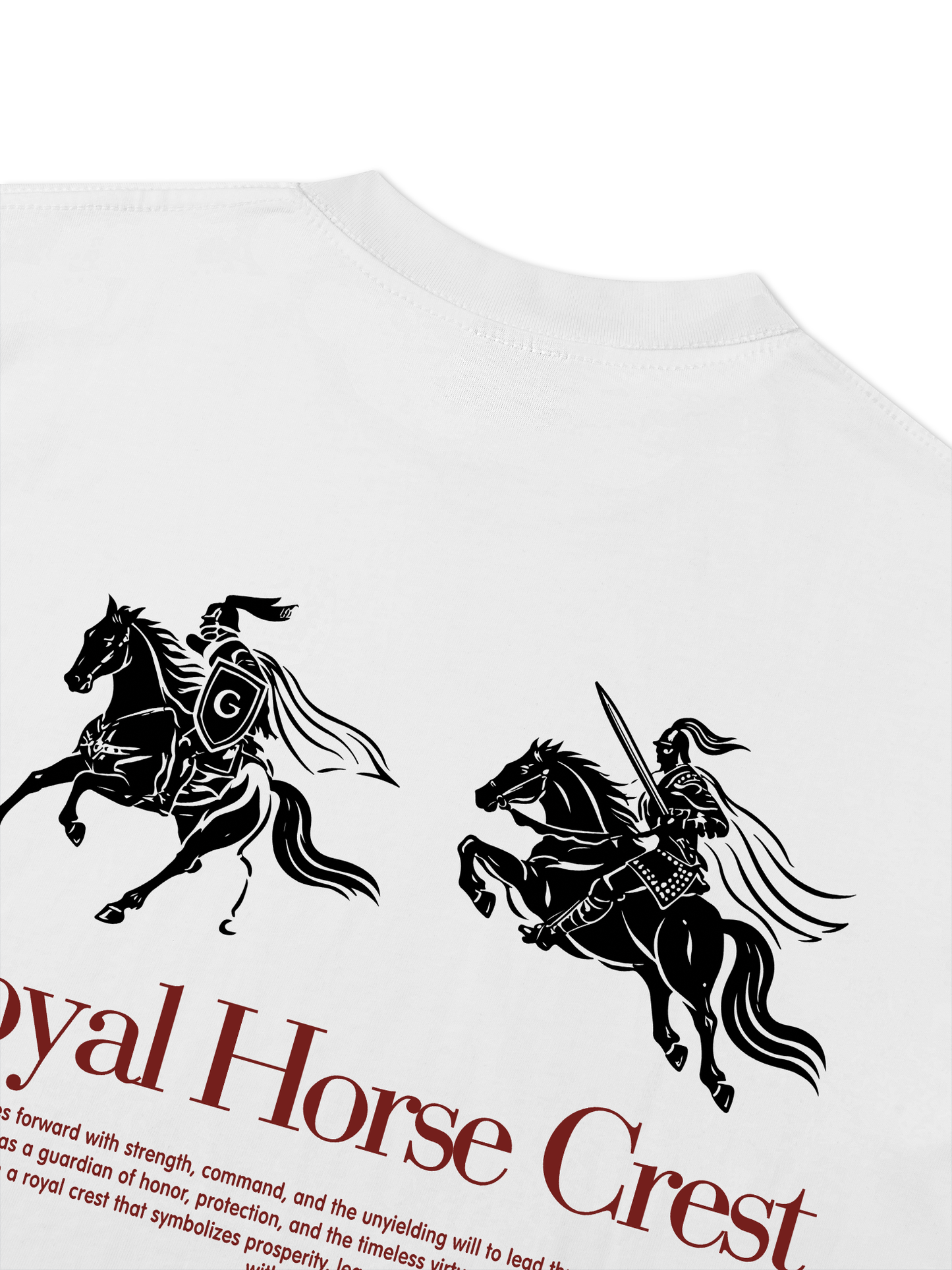 Áo Thun Relaxed Fit Royal Horse Crest