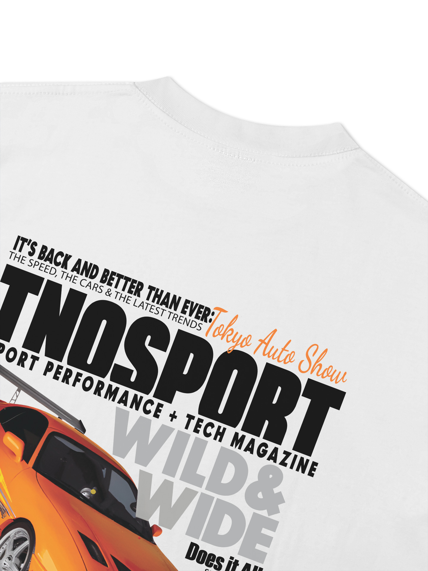 Áo Thun Relaxed Fit CAR Orginals Sport Orange