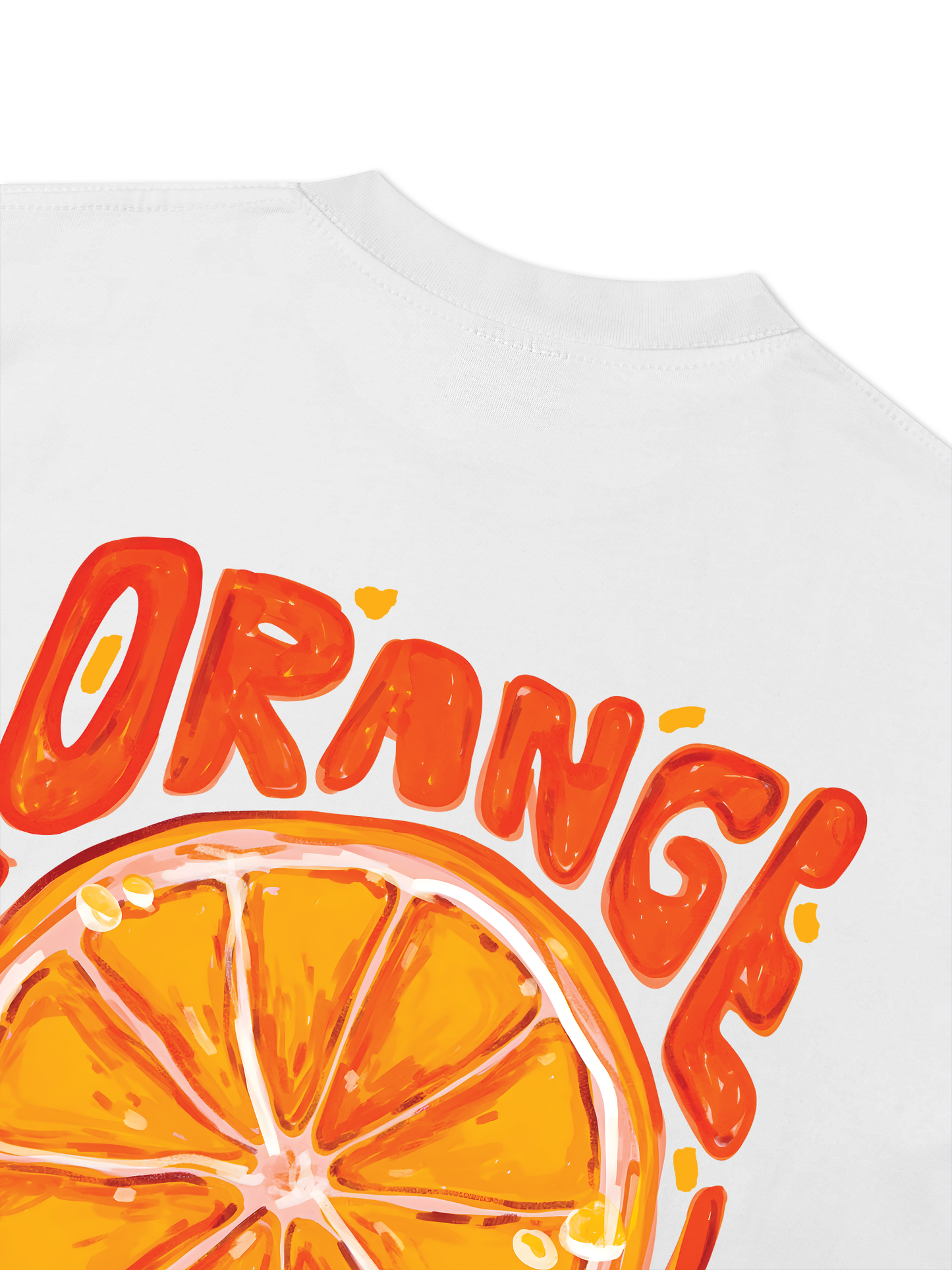 Áo Thun Relaxed Fit Summer Vibes Orange
